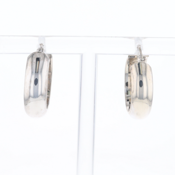 Hollow Round Tube Hoop Earrings