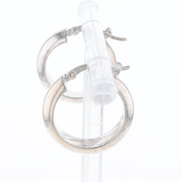 Hollow Round Tube Hoop Earrings