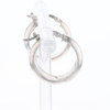 Hollow Round Tube Hoop Earrings