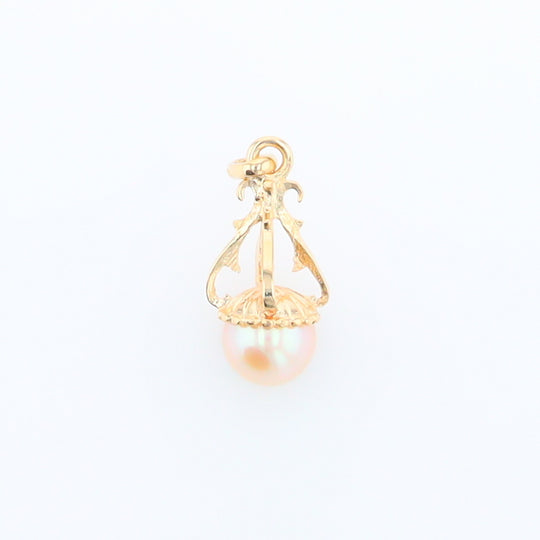 Swirl Chandelier Pearl Pendant