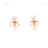 0.15ctw Princess Cut Diamond Stud Earrings