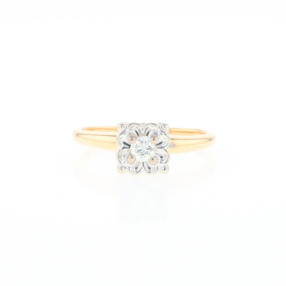 Solitaire Diamond Engagement Ring