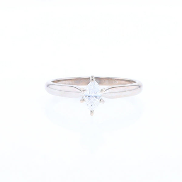 Marquise Diamond Solitaire Engagement Ring