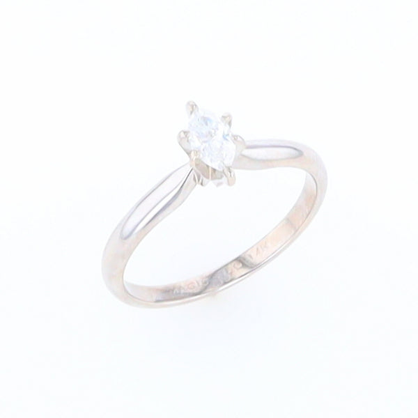 Marquise Diamond Solitaire Engagement Ring