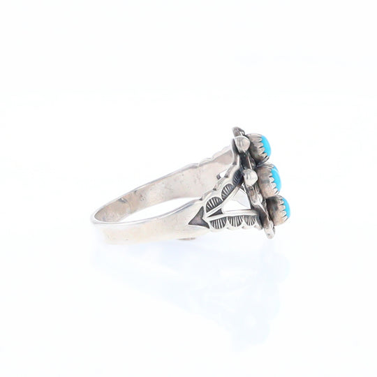 Native Four Stone Turquoise Ring