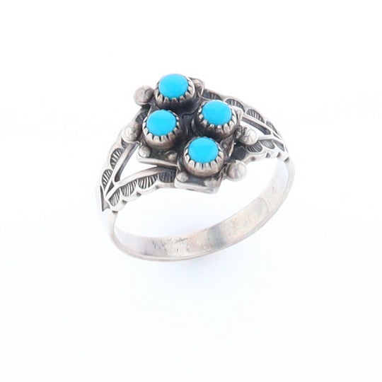 Native Four Stone Turquoise Ring