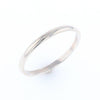 Men's Flat Silver Wedding Band