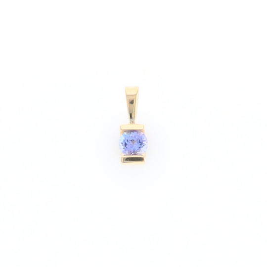 Solitaire Tanzanite Pendant