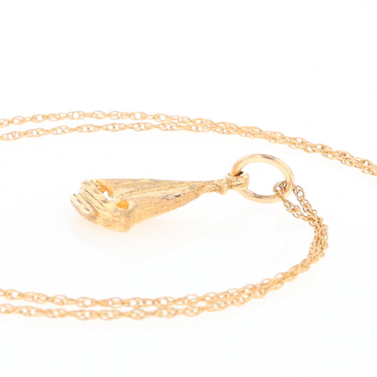 Yellow Gold Sailboat Pendant