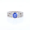 Sapphire Triple Band Ring