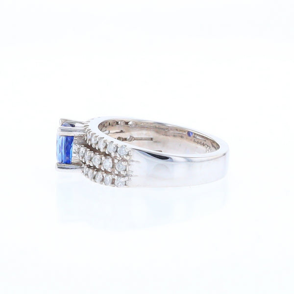 Sapphire Triple Band Ring