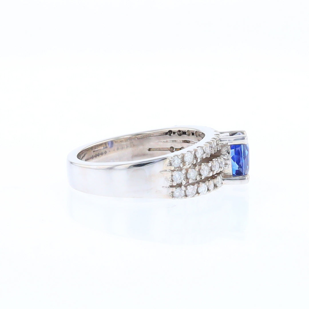 Sapphire Triple Band Ring