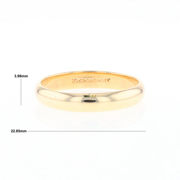 Plain Gold Men's Wedding Band