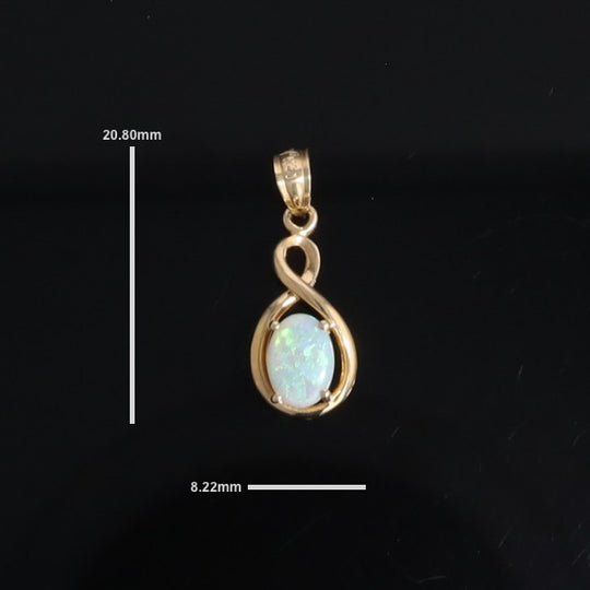 Swirl Opal Pendant