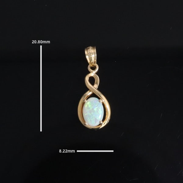 Swirl Opal Pendant
