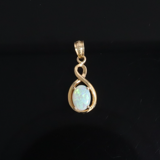Swirl Opal Pendant