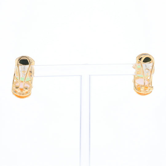 Multi-Color 5-Stone Earrings