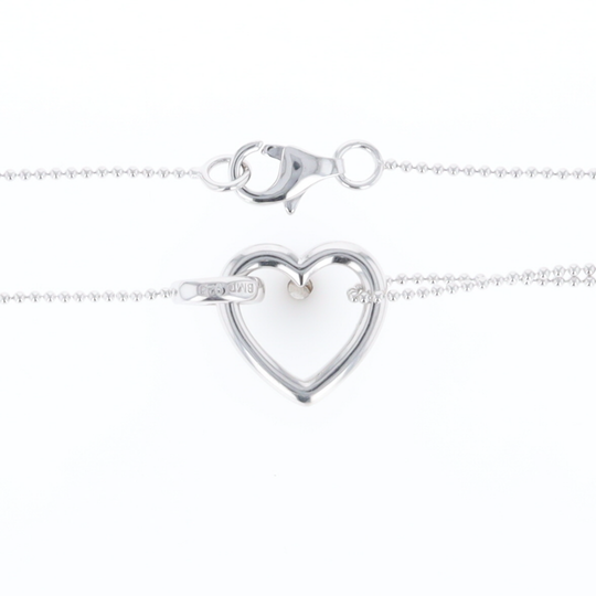 Diamond Clip Heart Necklace