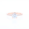 Rose Gold Lab Grown Diamond Engagement Ring