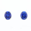 Imitation Sapphire Stud Earrings