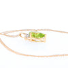 Pear-Shaped Peridot Necklace