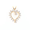 Open Heart Diamond Pendant