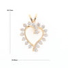 Open Heart Diamond Pendant