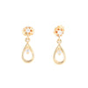 Dangle Teardrop Diamond Earrings