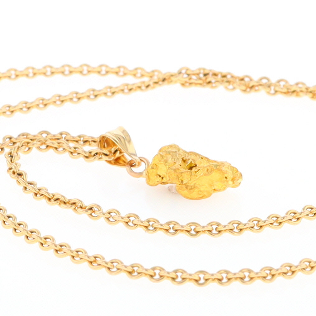 Natural Gold Nugget Pendant