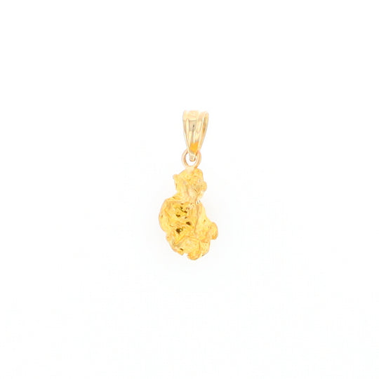 Natural Gold Nugget Pendant