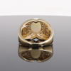 Opal Diamond Channels Ring