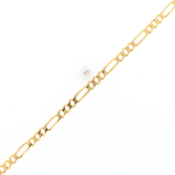 18" Yellow Gold Figaro Chain