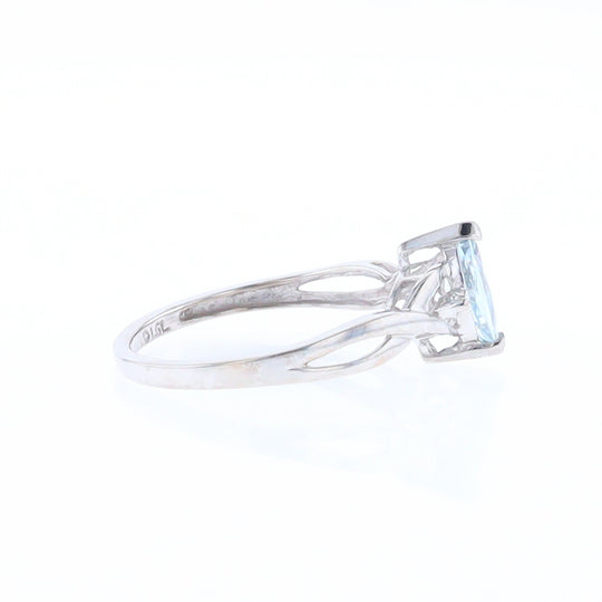 Marquise Blue Topaz Ring