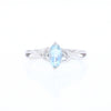 Marquise Blue Topaz Ring