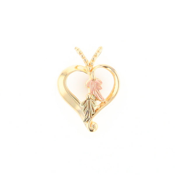 Black Hills Gold Open Heart Necklace