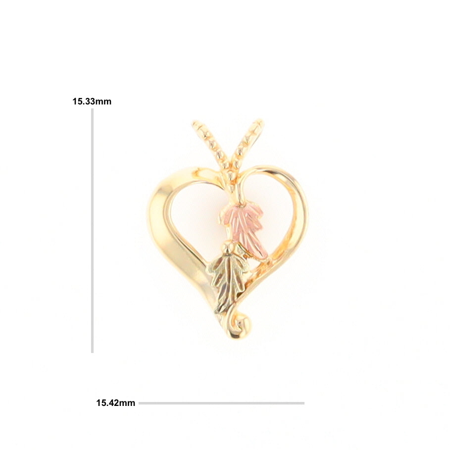 Black Hills Gold Open Heart Necklace