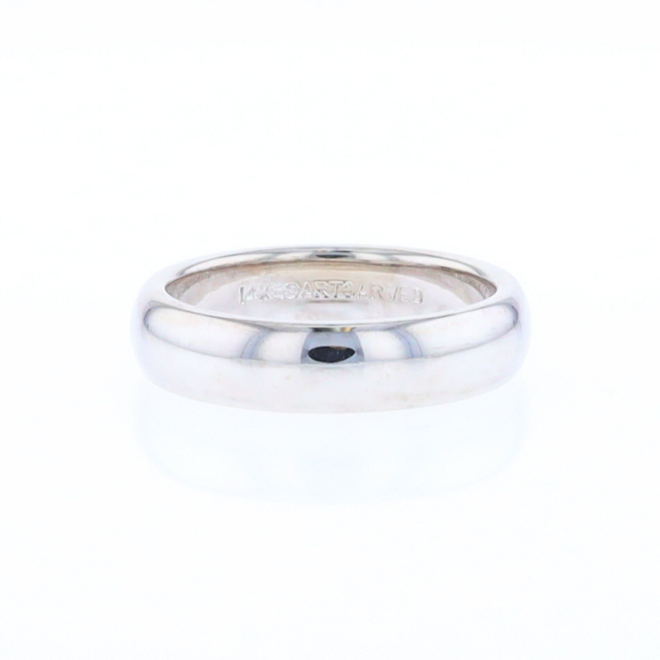 White Gold Wedding Band