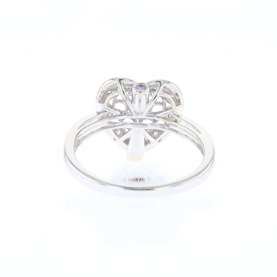 Open Heart Filigree Ring