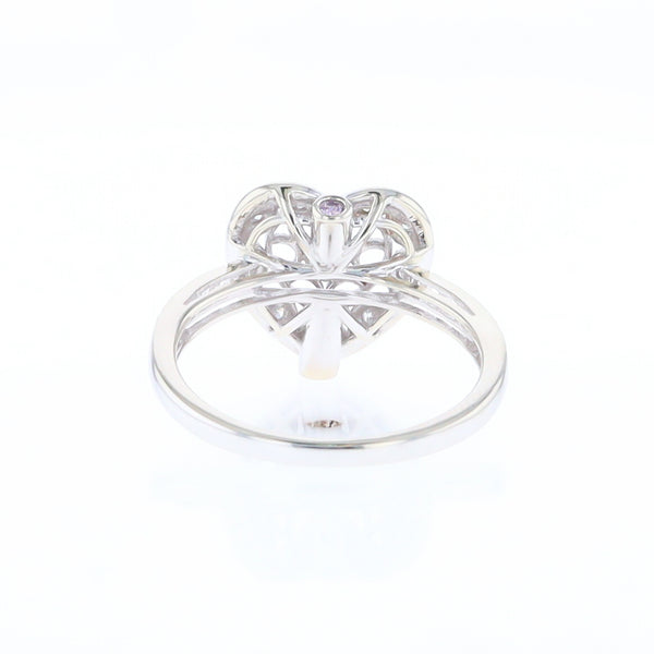 Open Heart Filigree Ring