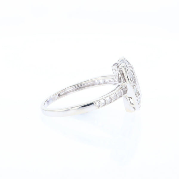 Open Heart Filigree Ring