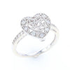 Open Heart Filigree Ring