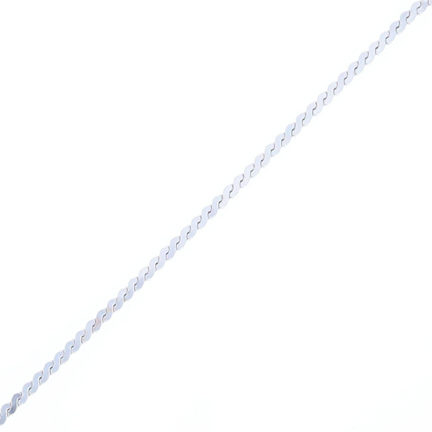 16" Silver Flat "S" Link Chain