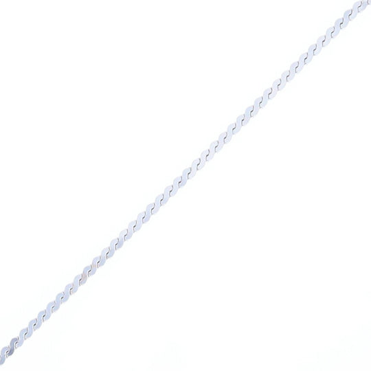 16" Silver Flat "S" Link Chain