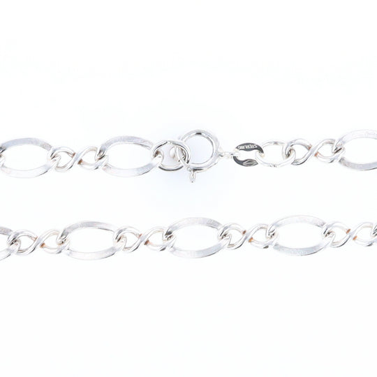 44" Sterling Silver Curb Chain