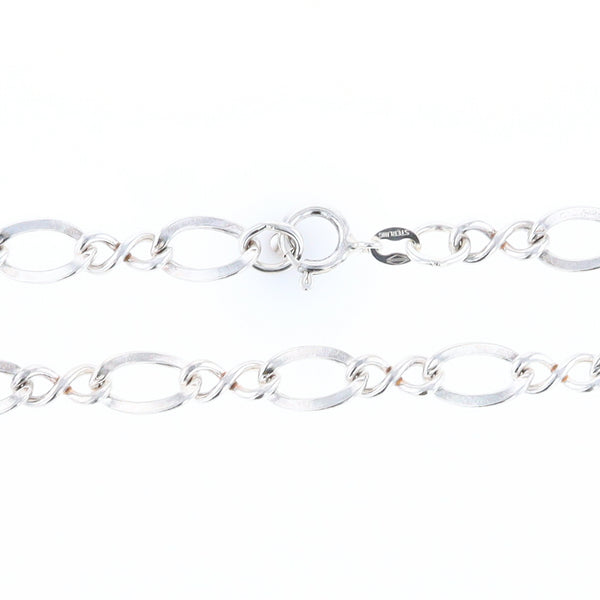 44" Sterling Silver Curb Chain