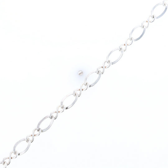 44" Sterling Silver Curb Chain