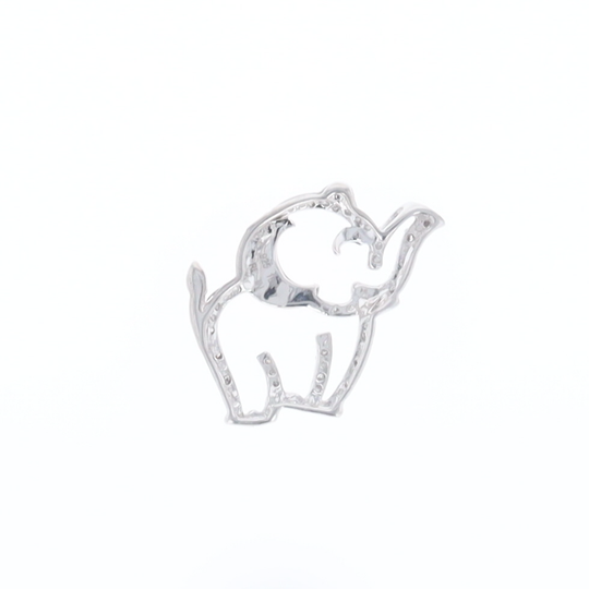 Elephant Diamond Pendant