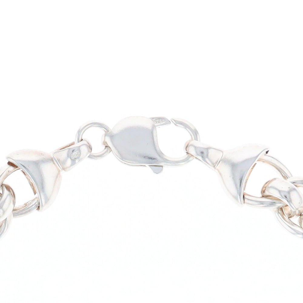 Sterling Silver Round Link Bracelet