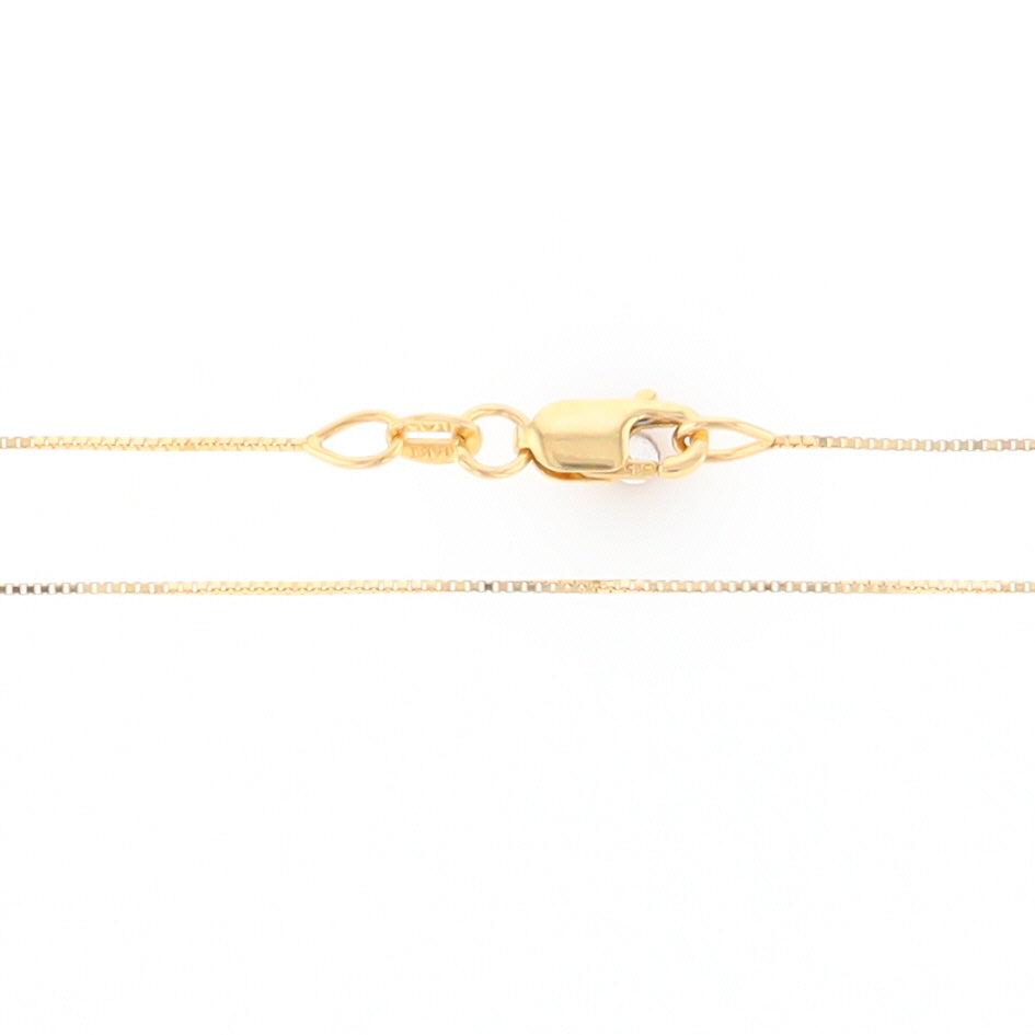 16" Yellow Gold Box Chain