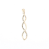 Ribbon Twist Diamond Pendant